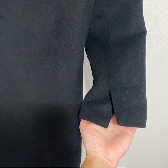 J CREW Black Wool Double Breasted Pea Coat - Picture 6 of 11